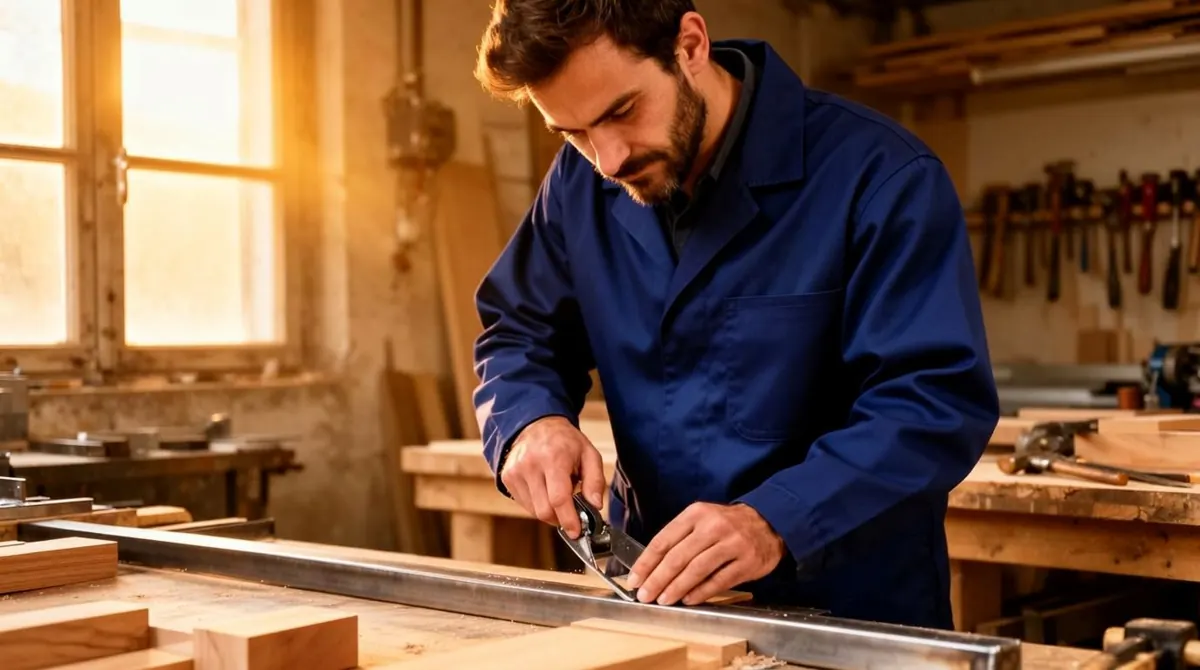 Équipe professionnelle en vêtements de travail coordonnés